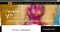 Desktop Screenshot of maecene-arts.com