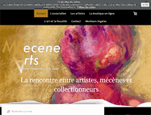 Tablet Screenshot of maecene-arts.com